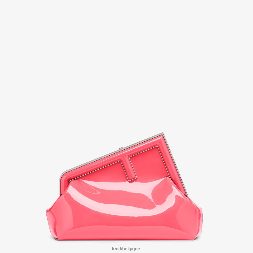 accessoires Fendi sac en cuir verni rose femmes 8X8J2J707 Fendi Belgique