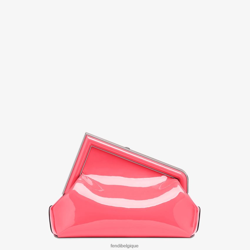 accessoires Fendi sac en cuir verni rose femmes 8X8J2J707 Fendi Belgique