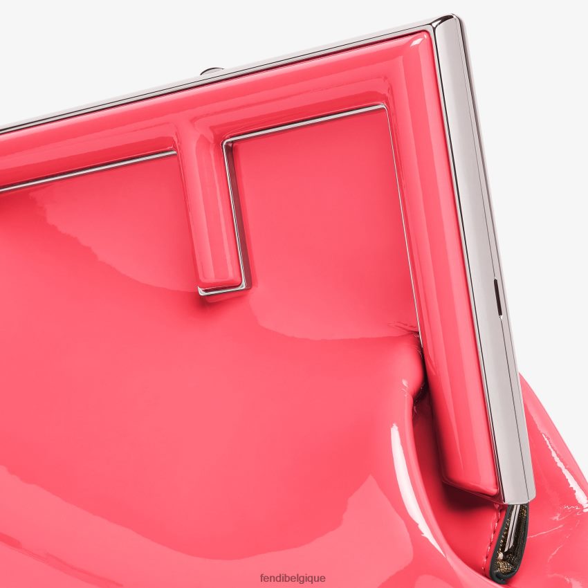 accessoires Fendi sac en cuir verni rose femmes 8X8J2J707 Fendi Belgique