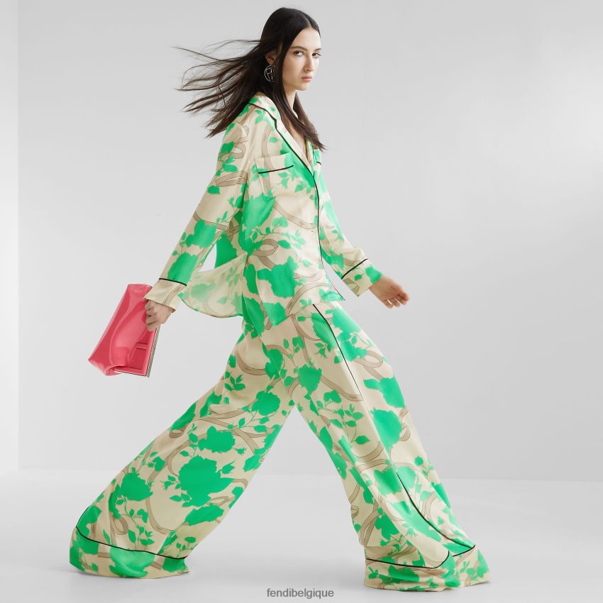 accessoires Fendi sac en cuir verni rose femmes 8X8J2J707 Fendi Belgique