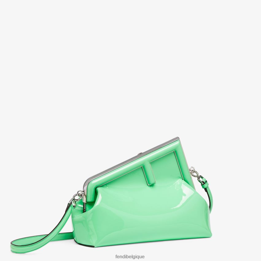 accessoires Fendi sac en cuir verni vert femmes 8X8J2J711 Fendi Lunette De Soleil
