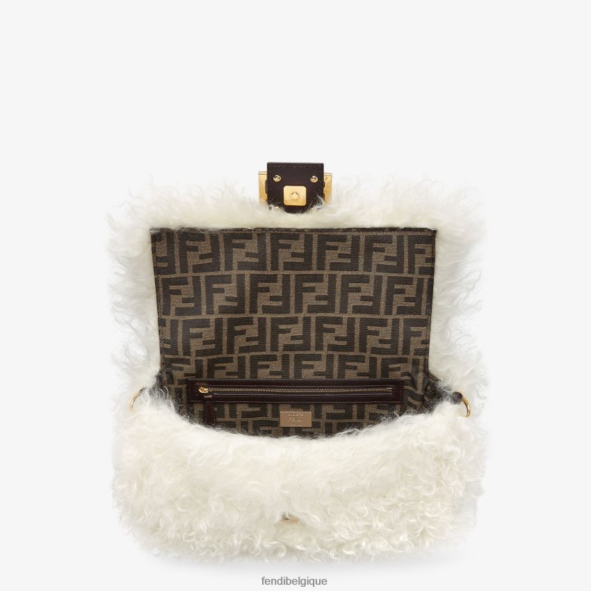 accessoires Fendi sac en laine mohair blanc femmes 8X8J2J840 Fendi Lunette De Soleil