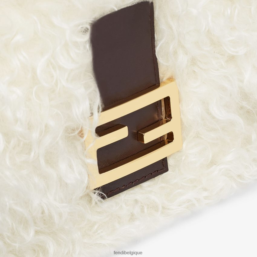 accessoires Fendi sac en laine mohair blanc femmes 8X8J2J840 Fendi Lunette De Soleil