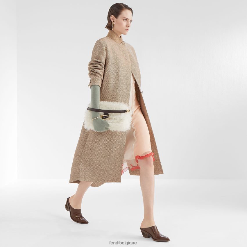 accessoires Fendi sac en laine mohair blanc femmes 8X8J2J840 Fendi Lunette De Soleil