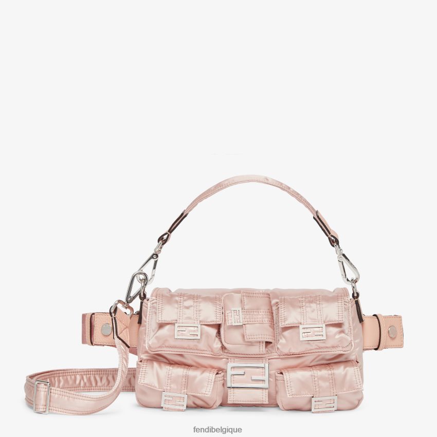 accessoires Fendi sac en nylon rose femmes 8X8J2J812 Fendi Belgique