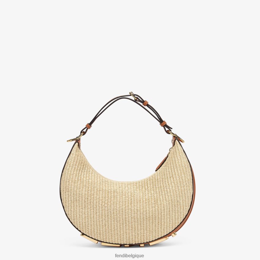 accessoires Fendi sac en paille naturelle beige femmes 8X8J2J564 Fendi Lunette De Soleil