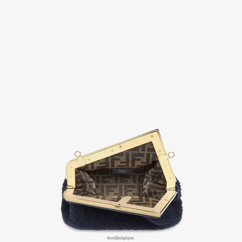 accessoires Fendi sac en peau de mouton bleu femmes 8X8J2J834 Fendi Lunette De Soleil