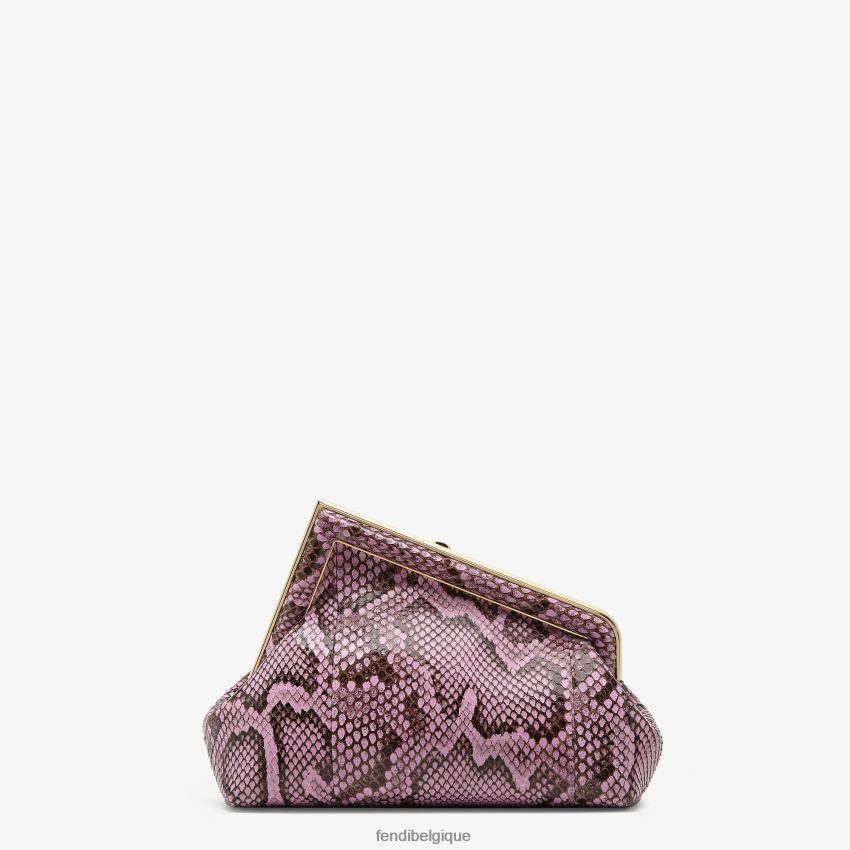 accessoires Fendi sac en python lilas violet femmes 8X8J2J902 Fendi Belgique
