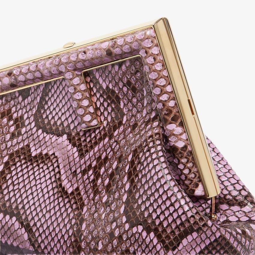 accessoires Fendi sac en python lilas violet femmes 8X8J2J902 Fendi Belgique