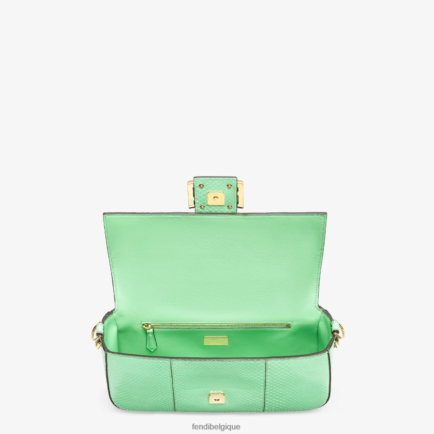 accessoires Fendi sac en python vert femmes 8X8J2J721 Fendi Sac