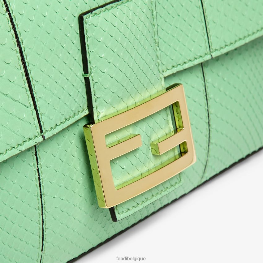 accessoires Fendi sac en python vert femmes 8X8J2J721 Fendi Sac