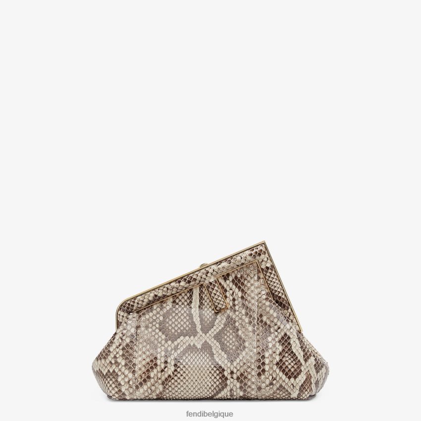 accessoires Fendi sac en python vert femmes 8X8J2J767 Fendi Belgique
