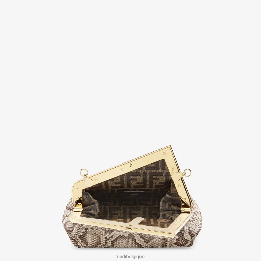 accessoires Fendi sac en python vert femmes 8X8J2J767 Fendi Belgique