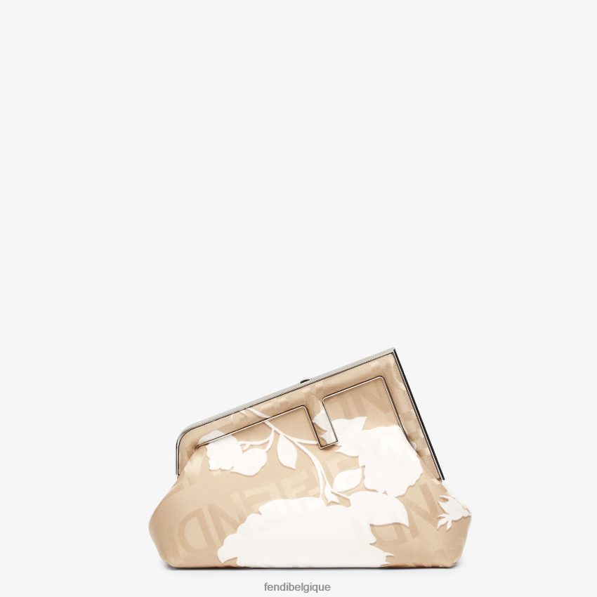 accessoires Fendi sac en soie imprimé beige femmes 8X8J2J729 Fendi Lunette De Soleil