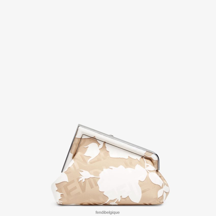 accessoires Fendi sac en soie imprimé beige femmes 8X8J2J729 Fendi Lunette De Soleil