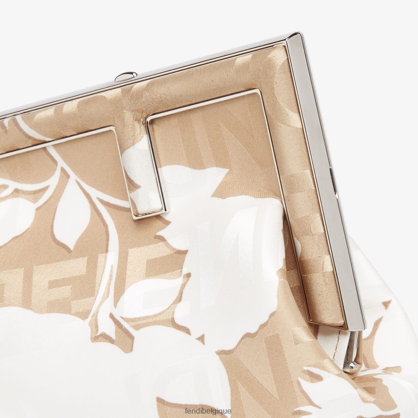 accessoires Fendi sac en soie imprimé beige femmes 8X8J2J729 Fendi Lunette De Soleil