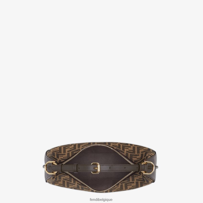 accessoires Fendi sac en tissu ff brun femmes 8X8J2J538 Fendi Sac