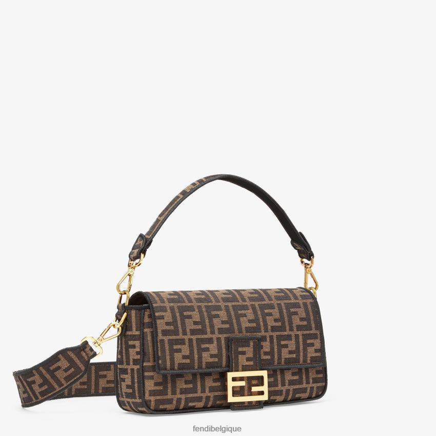 accessoires Fendi sac en tissu jacquard ff brun femmes 8X8J2J513 Fendi Lunette De Soleil