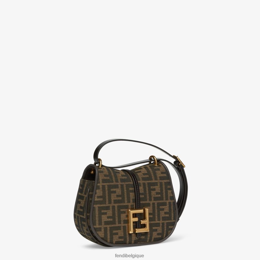 accessoires Fendi sac en tissu jacquard ff brun femmes 8X8J2J519 Fendi Lunette De Soleil
