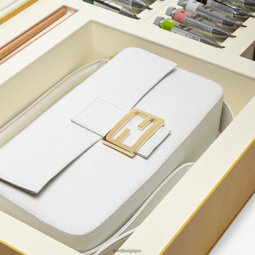 accessoires Fendi sac en toile avec kit de peinture blanc femmes 8X8J2J904 Fendi Sac