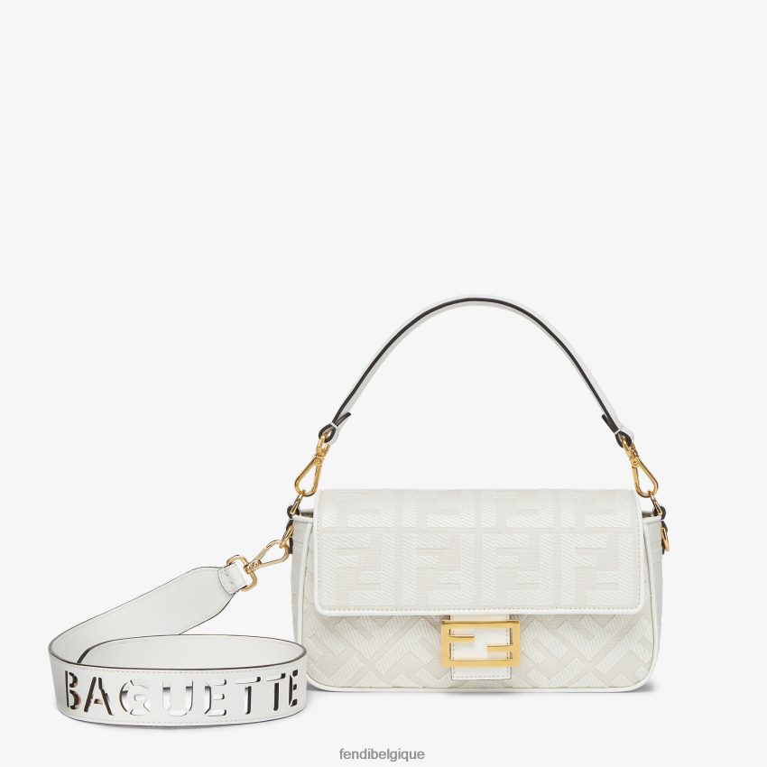 accessoires Fendi sac en toile ff blanc femmes 8X8J2J771 Fendi Lunette De Soleil