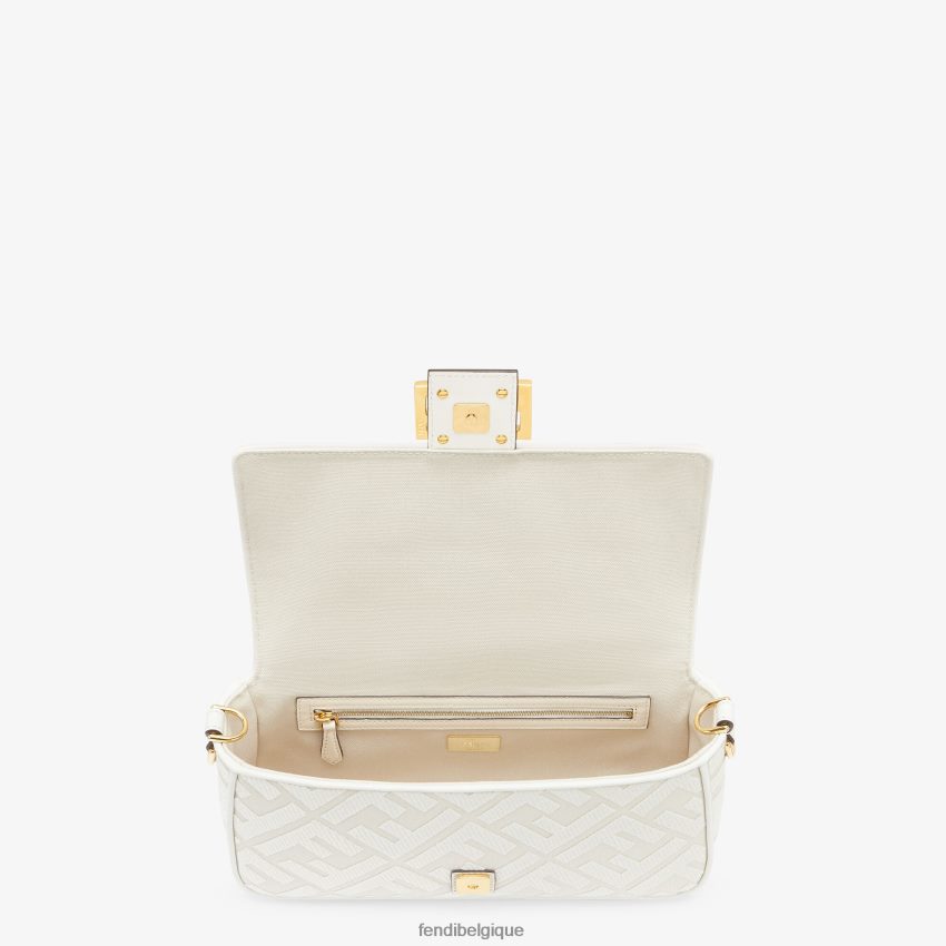 accessoires Fendi sac en toile ff blanc femmes 8X8J2J771 Fendi Lunette De Soleil