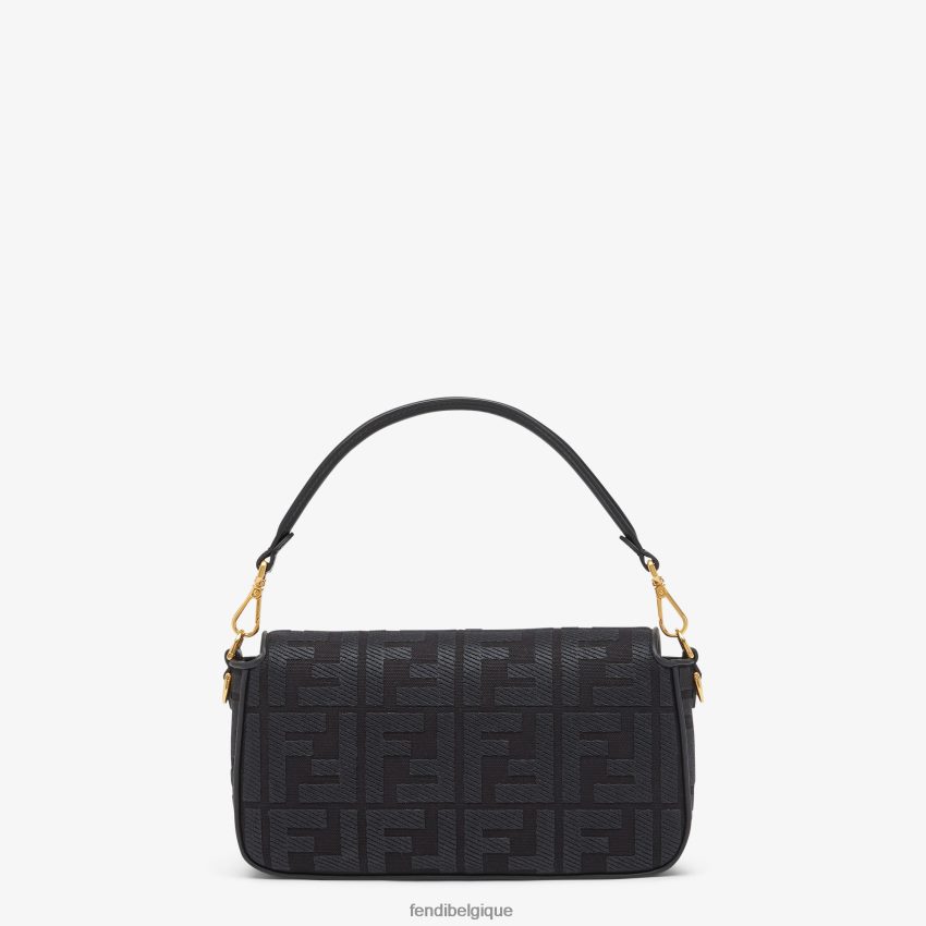 accessoires Fendi sac en toile ff noir femmes 8X8J2J802 Fendi Sac