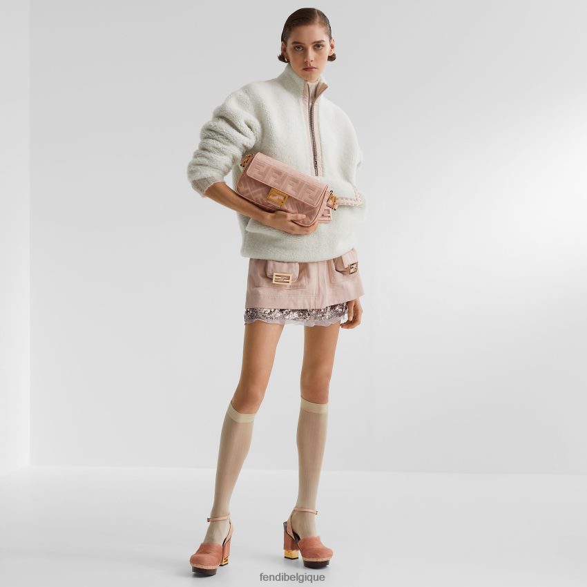 accessoires Fendi sac en toile ff rose femmes 8X8J2J815 Fendi Belgique