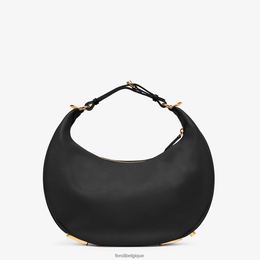 accessoires Fendi sac graphique en cuir moyen noir femmes 8X8J2J525 Fendi Lunette De Soleil