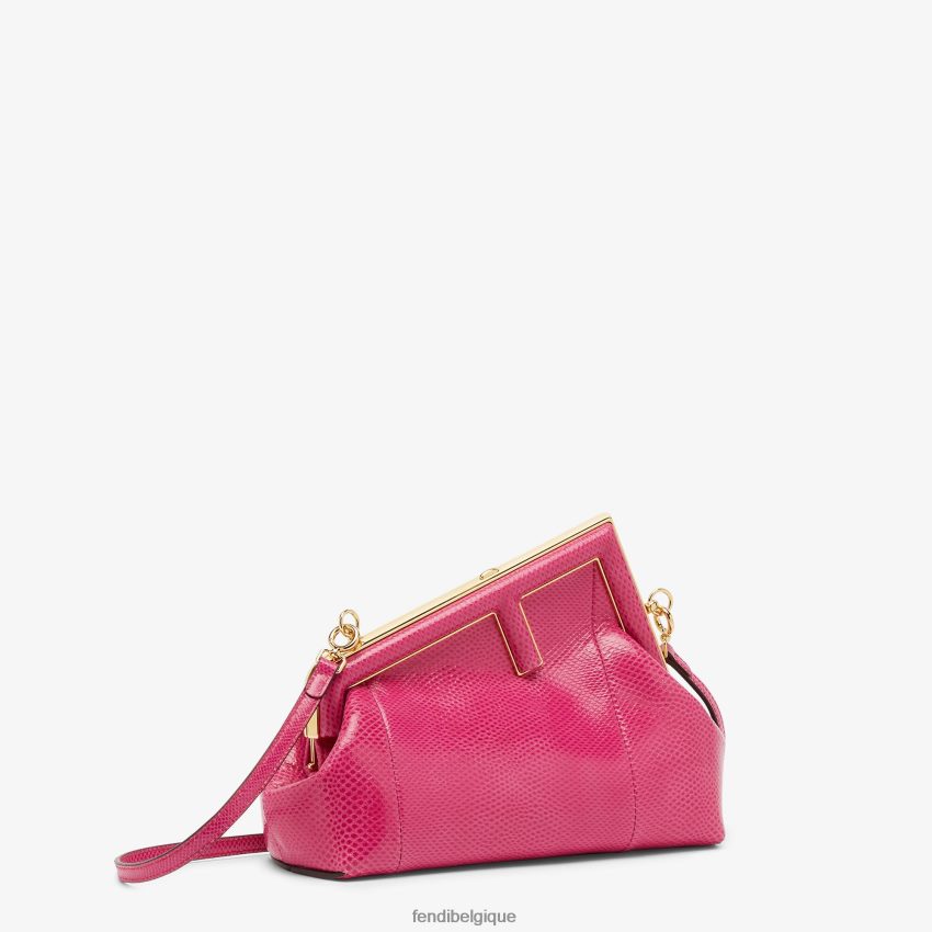 accessoires Fendi sac karung fuchsia rose femmes 8X8J2J662 Fendi Belgique