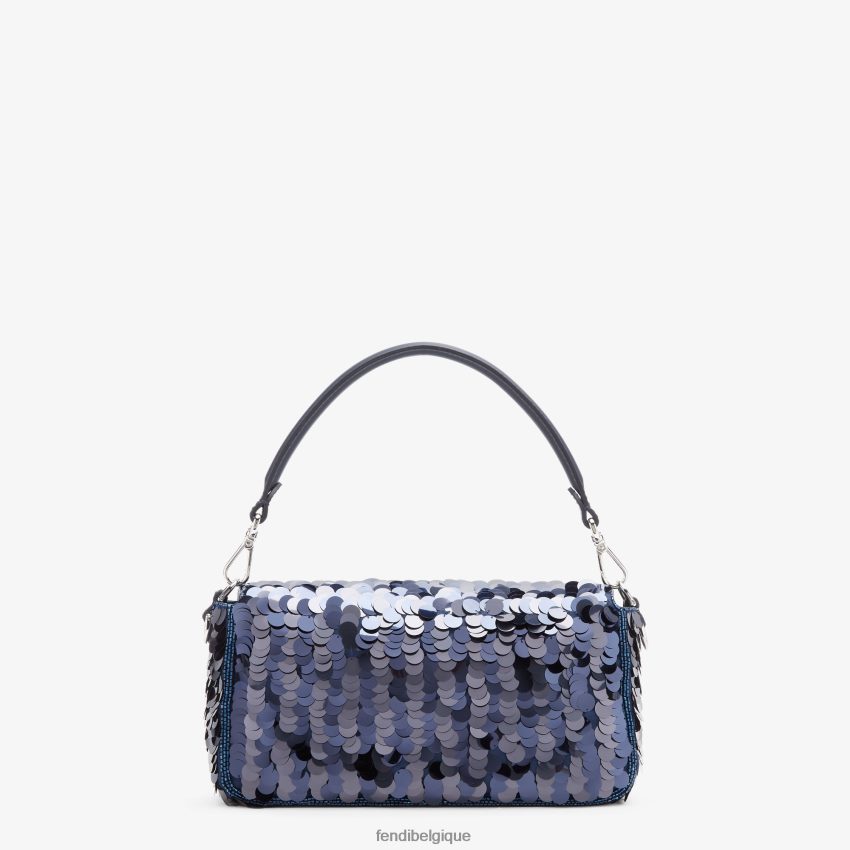 accessoires Fendi sac mi-haut à sequins bleu femmes 8X8J2J628 Fendi Sac