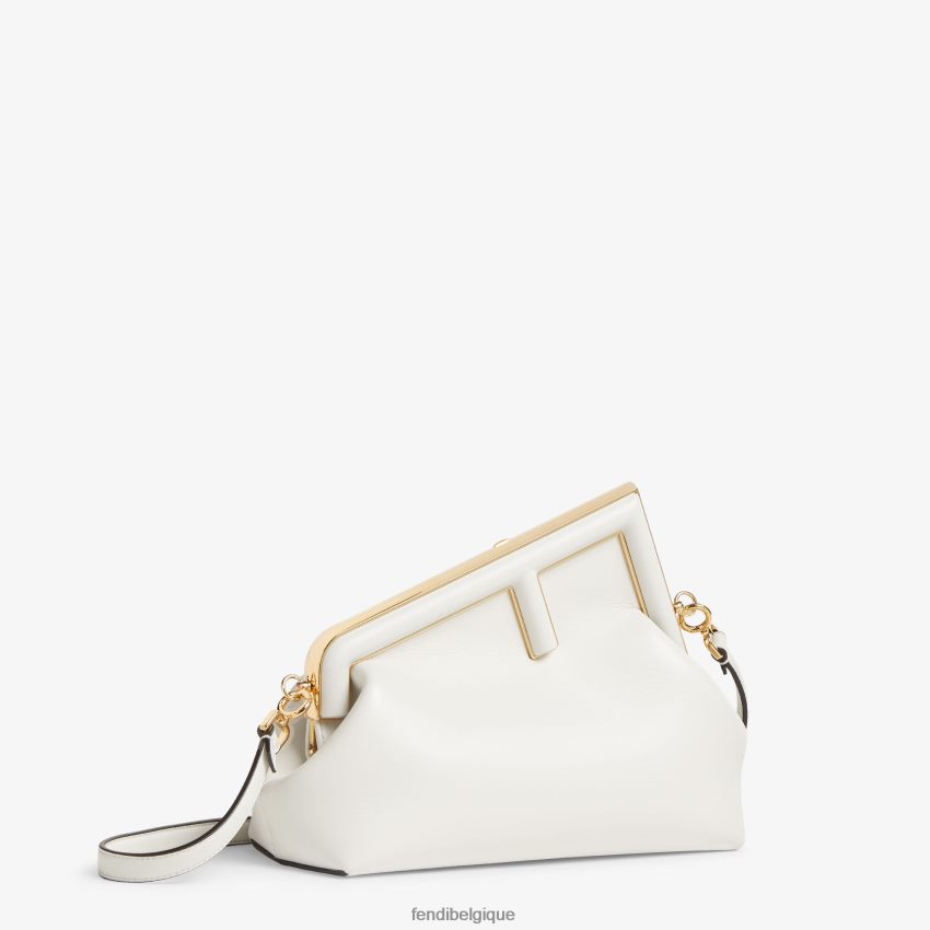 accessoires Fendi sac midi en cuir blanc femmes 8X8J2J759 Fendi Lunette De Soleil