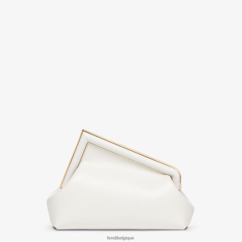 accessoires Fendi sac midi en cuir blanc femmes 8X8J2J759 Fendi Lunette De Soleil