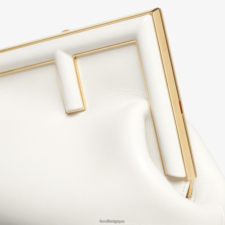 accessoires Fendi sac midi en cuir blanc femmes 8X8J2J759 Fendi Lunette De Soleil