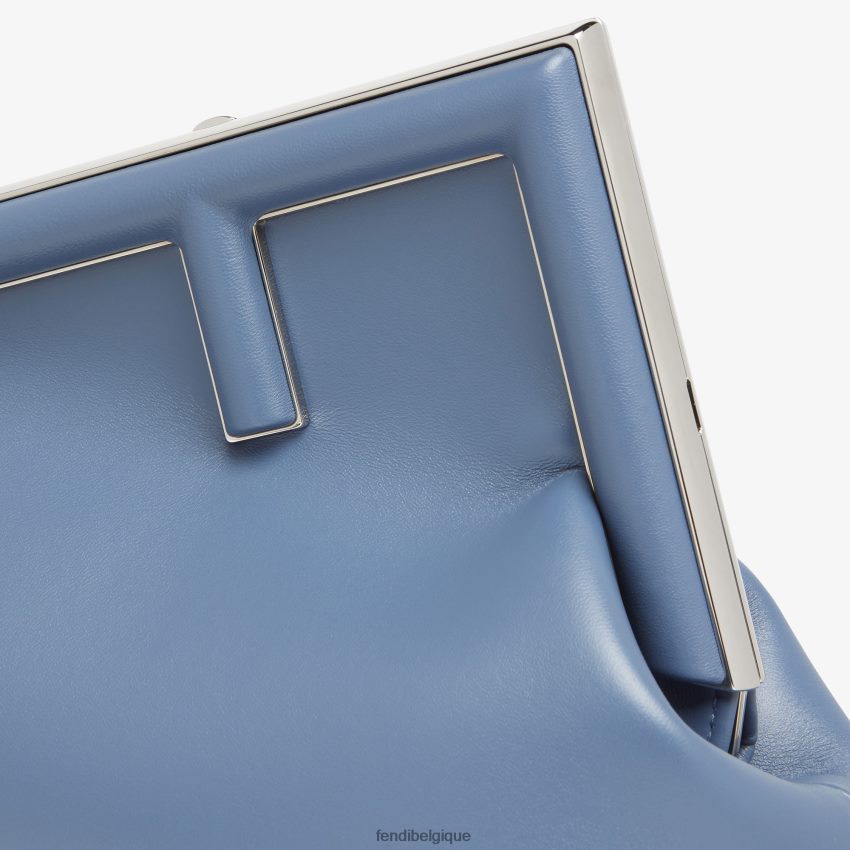 accessoires Fendi sac midi en cuir bleu femmes 8X8J2J699 Fendi Lunette De Soleil