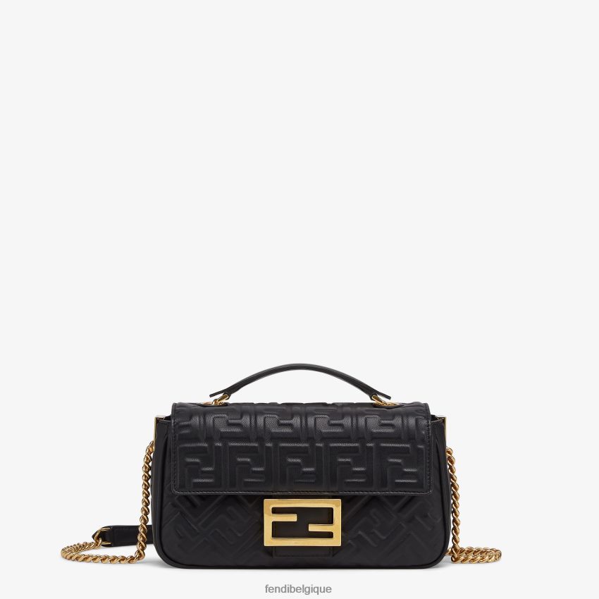 accessoires Fendi sac midi en cuir nappa à chaîne baguette mode femmes 8X8J2J691 Fendi Sac
