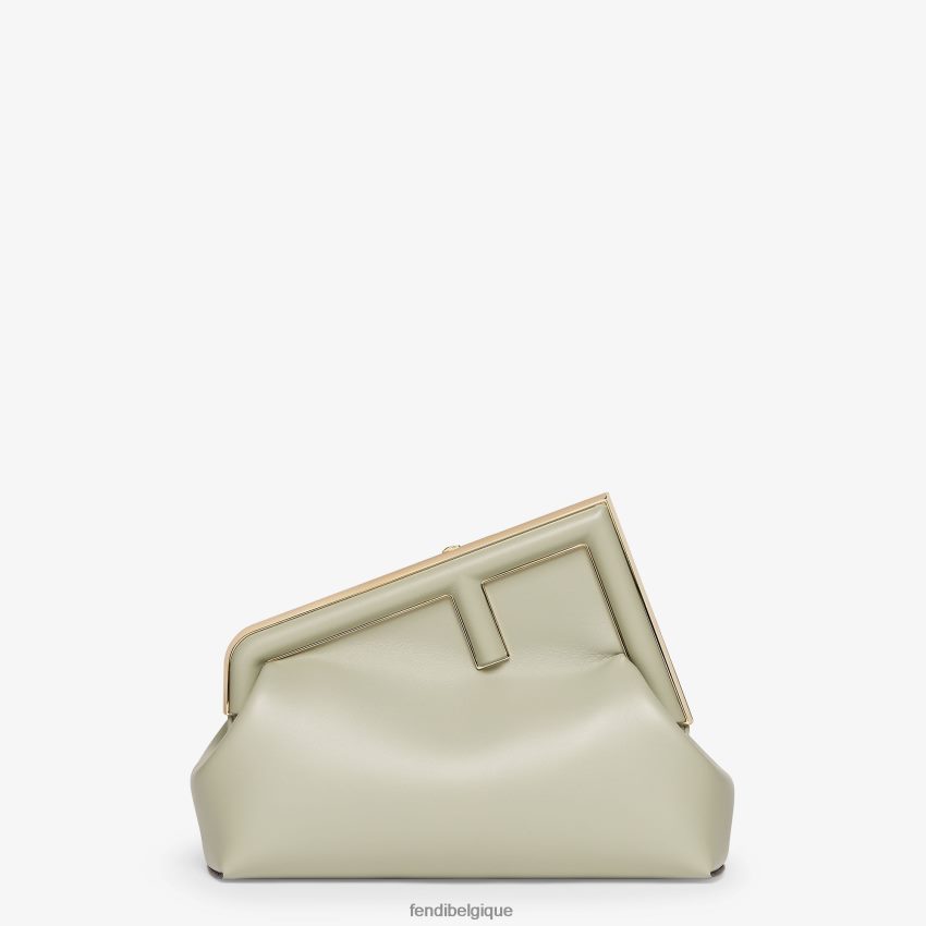 accessoires Fendi sac midi en cuir vert femmes 8X8J2J709 Fendi Sac