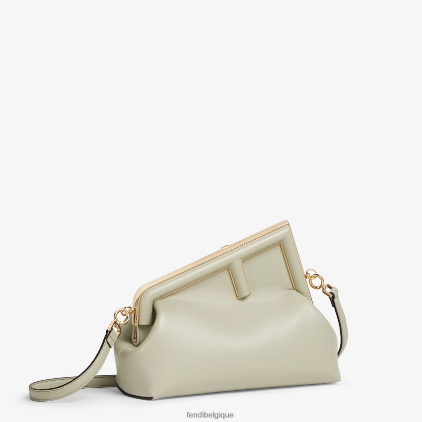 accessoires Fendi sac midi en cuir vert femmes 8X8J2J709 Fendi Sac