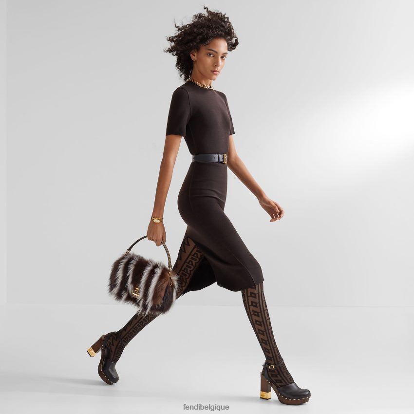 accessoires Fendi sac réédition en fourrure incrustée multicolore femmes 8X8J2J804 Fendi Lunette De Soleil