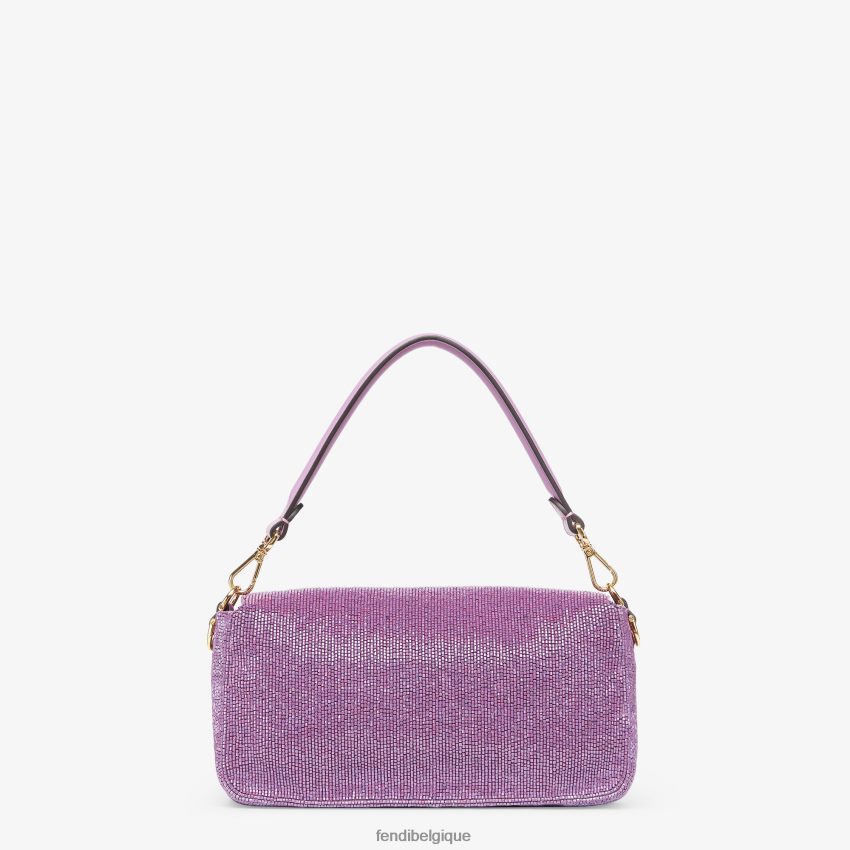 accessoires Fendi sac réédition en perles lilas violet femmes 8X8J2J794 Fendi Belgique
