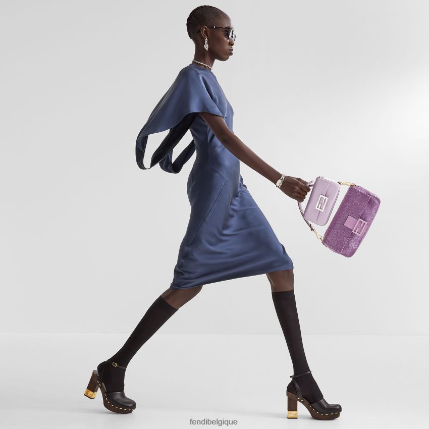 accessoires Fendi sac réédition en perles lilas violet femmes 8X8J2J794 Fendi Belgique