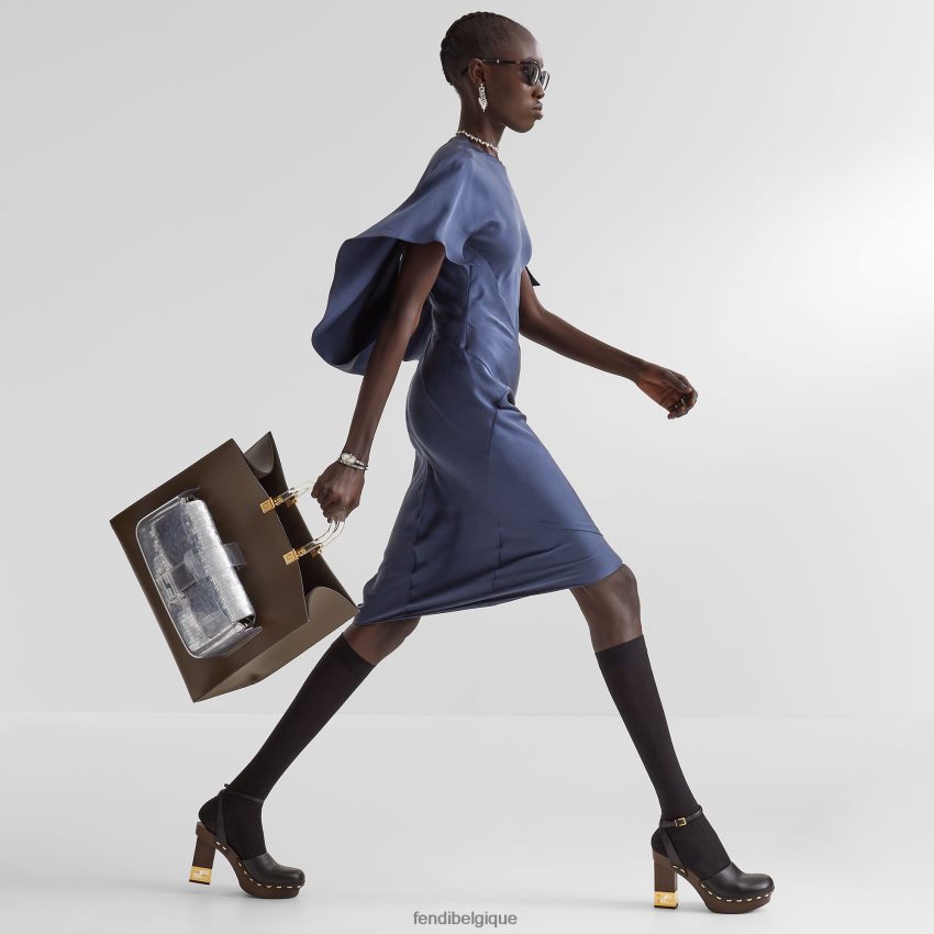 accessoires Fendi sac réédition en sequins couleur aluminium argent femmes 8X8J2J795 Fendi Lunette De Soleil