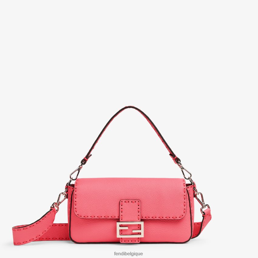 accessoires Fendi sac selleria avec surpiqûres oversize rose femmes 8X8J2J708 Fendi Lunette De Soleil