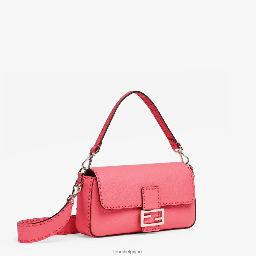 accessoires Fendi sac selleria avec surpiqûres oversize rose femmes 8X8J2J708 Fendi Lunette De Soleil