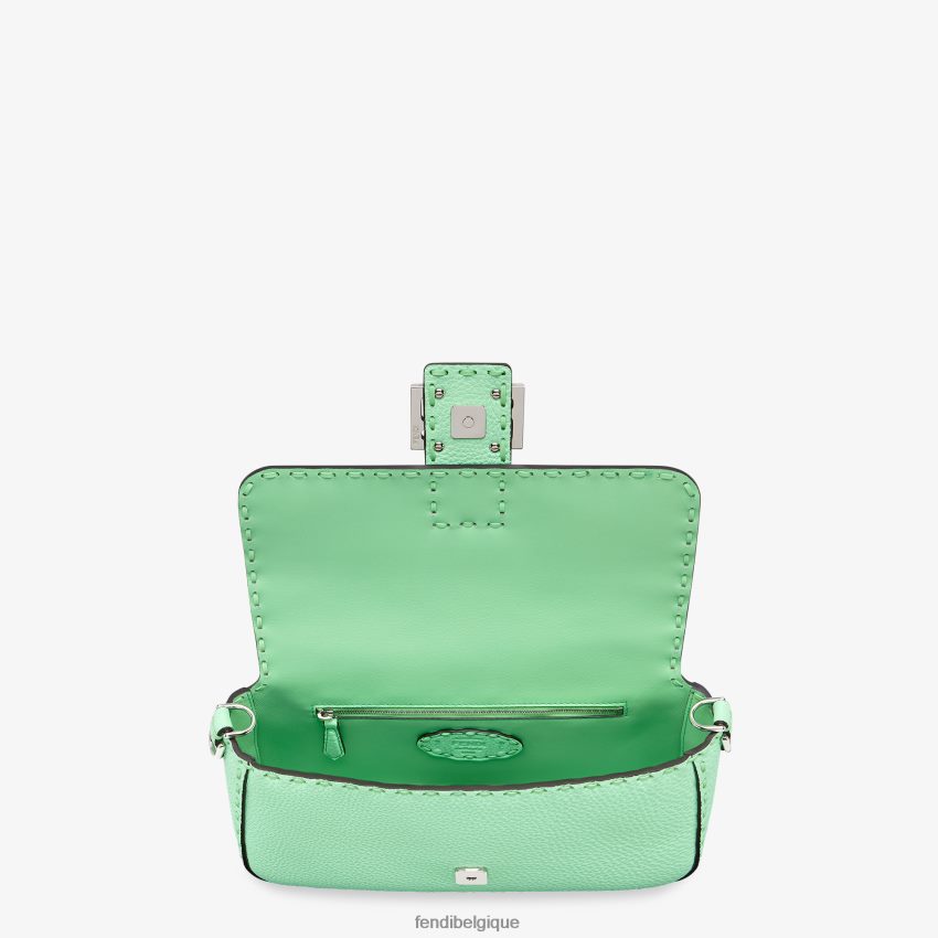 accessoires Fendi sac selleria avec surpiqûres oversize vert femmes 8X8J2J712 Fendi Sac