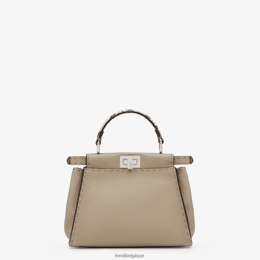 accessoires Fendi sac sellia colombe brun femmes 8X8J2J920 Fendi Belgique