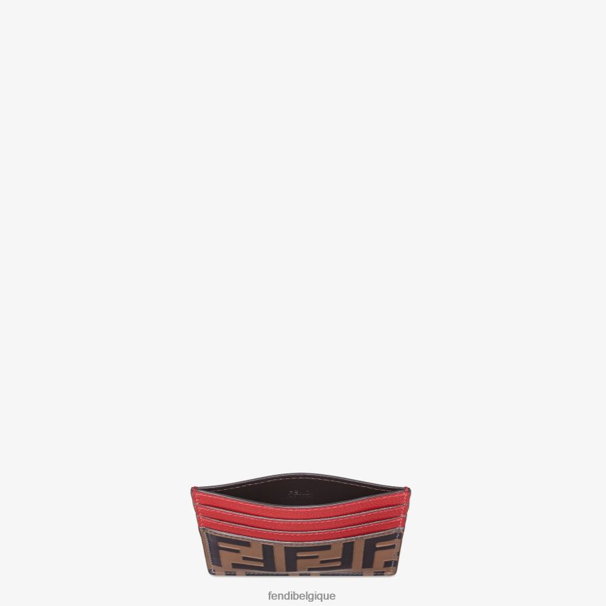 accessoires Fendi porte-cartes plat en cuir mode femmes 8X8J2J1593 Fendi Lunette De Soleil