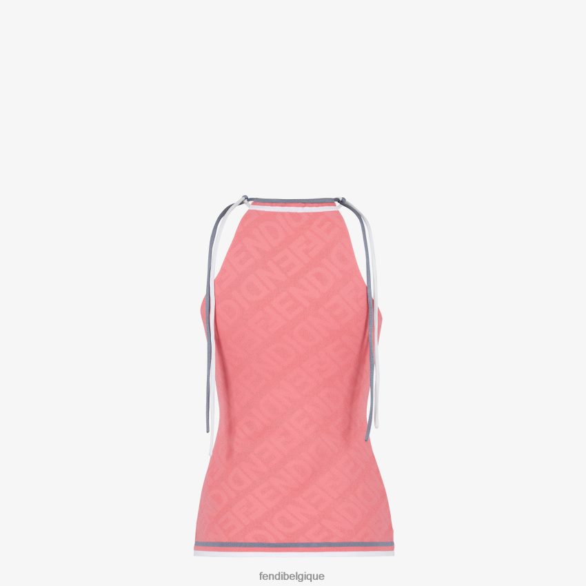 vêtements Fendi haut en viscose rose femmes 8X8J2J1017 Fendi Lunette De Soleil