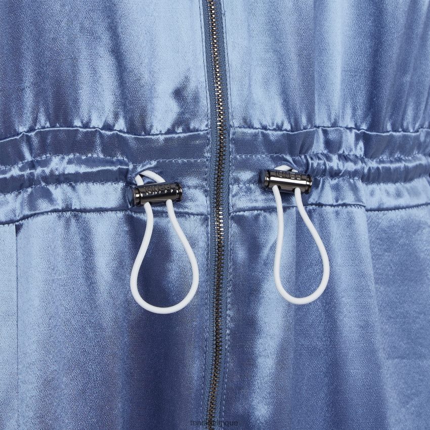 vêtements Fendi combishort en satin de viscose bleu femmes 8X8J2J1160 Fendi Belgique