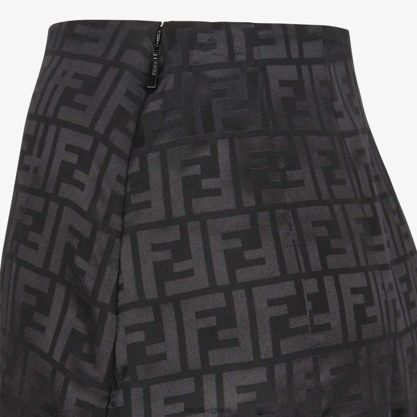 vêtements Fendi jupe de la collection capsule fête du printemps noir femmes 8X8J2J1060 Fendi Sac